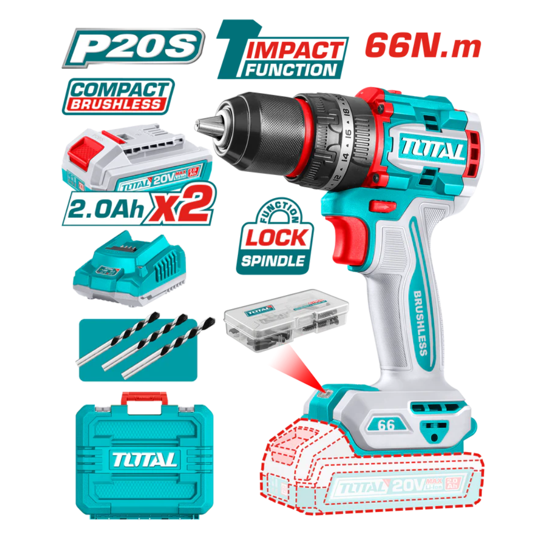 Compact Brushless Cordless Impact Drill