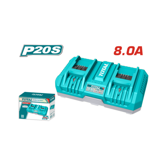 P20S 2-port Lithium-Ion battery charger 8ah