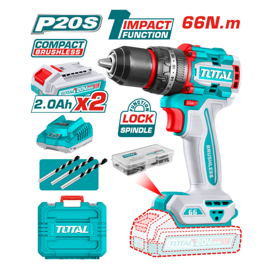 Compact Brushless Cordless Impact Drill